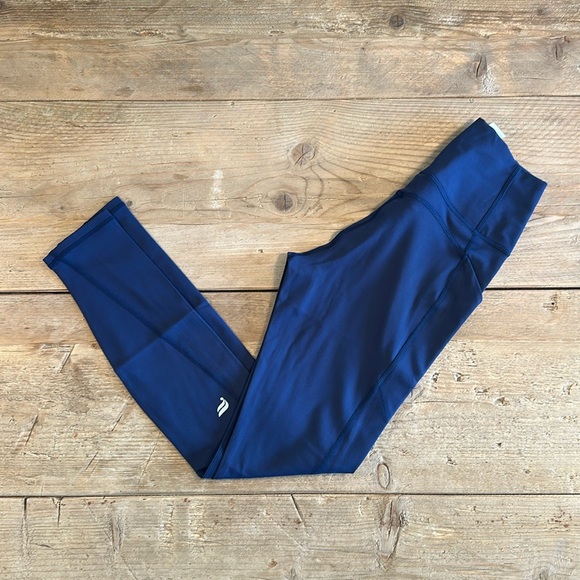 NWT- Fabletics PureLuxe HW Pocket Full length Leggings -DEEP NAVY (27” inseam) - Picture 3 of 12